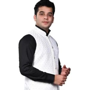 Men’s Zigzag Sleeveless Jacket